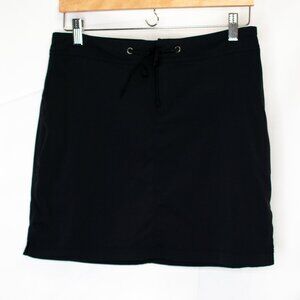 Columbia Sonora Pass Skort Women 6 Black Skirt Hiking Outdoor Nylon Travel TT11X